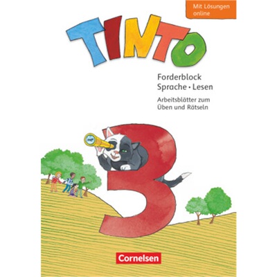 预订【德语】 Tinto Sprachlesebuch 2-4 - Neubearbeitung 2019 - 3. Schuljahr[9783060844753]