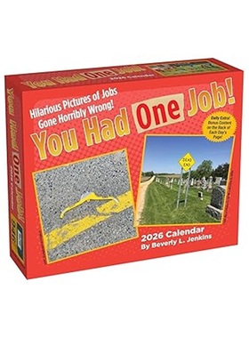 2026原版日历台历 你就这点事儿2026年每日一历You Had One Job 2026 Day-to-Day Calendar