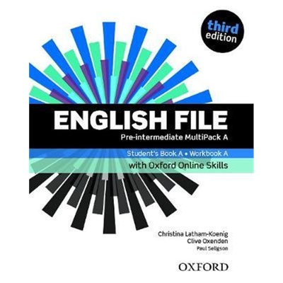 预订English File: Pre-Intermediate: Student's Book/Workbook MultiPack A with Oxford Online Skills
