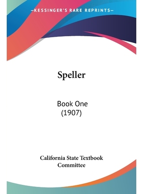 按需印刷Speller[9781437069914]