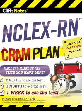 按需印刷CliffsNotes NCLEX-RN Cram Plan[9781328900838]