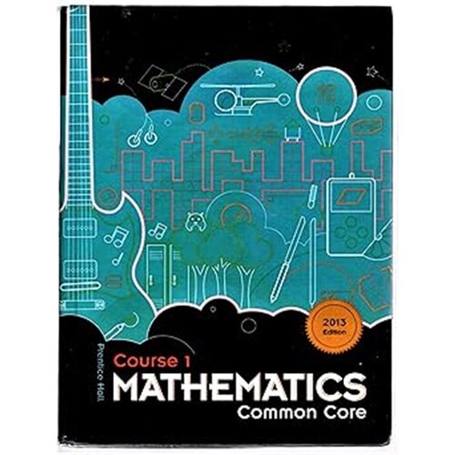 现货Prentice Hall Mathematics Course 1 Common Core 2013 Edition ISBN 125673716X 9781[9781256737162]