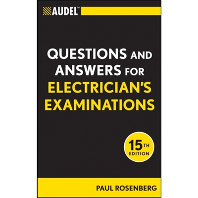 预订Audel Questions and Answers for Electrician's Examinations[9781118003886]