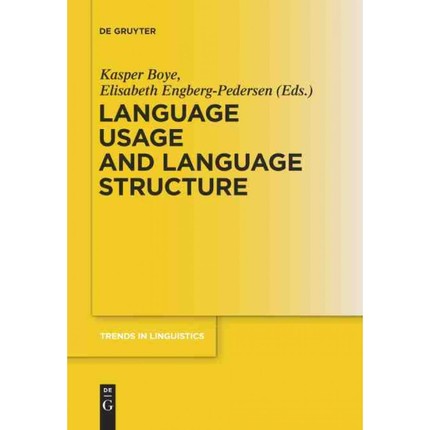 按需印刷DEG Language Usage and Language Structure[9783110219173]