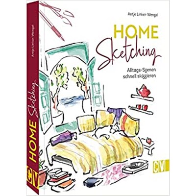预订【德语】 Home Sketching:Alltags-Szenen schnell skizzieren