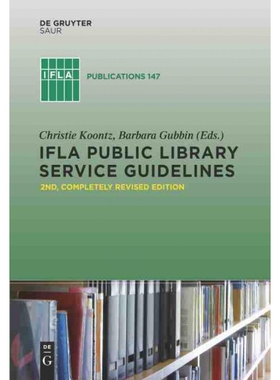 按需印刷不退不换DGYT IFLA Public Library Service Guidelines[9783110232264]