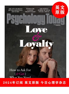 英文原版杂志 Psychology Today 一年订阅