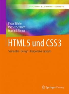 预订【德语】 HTML5 und CSS3:Semantik - Design - Responsive Layouts