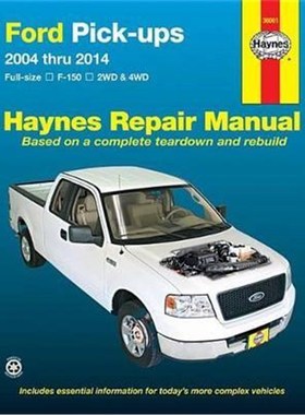 预订Ford full-size petrol pick-ups F-150 2WD & 4WD (2004-2014) Haynes Repair Manual (USA):2004-14