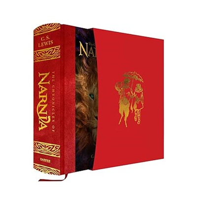 现货 The Chronicles of Narnia 7-In-1 Deluxe Hardcover Slipcase 纳尼亚传奇7合1豪华精装礼盒版  [9780063480148] 上海外文