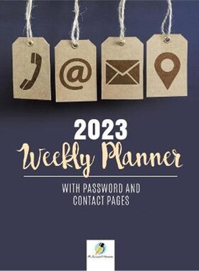 按需印刷不退不换2023 Weekly Planner with Password and Contact Pages[9781541967021]