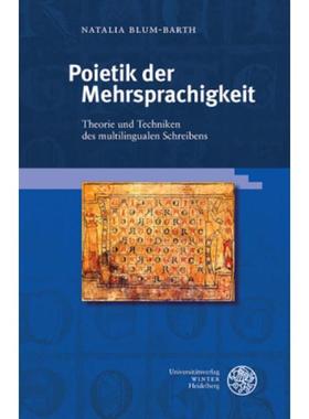 预订【德语】 Poietik der Mehrsprachigkeit:Theorie und Te