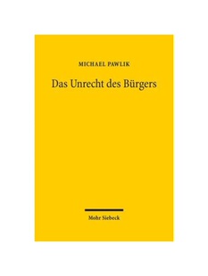预订不退不换德语Das Unrecht des Bürgers:Grundlinien der Allgemeinen Verbrechenslehre
