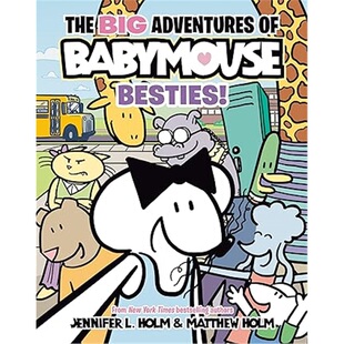 现货The Big Adventures of Babymouse: Besties! (Book 2): (A Graphic Novel)[9780593430972]