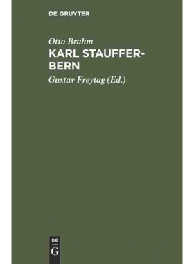 按需印刷DEG Karl Stauffer Bern[9783111109527]