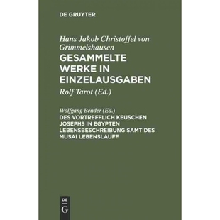 Vortrefflich Lebensbeschreib Werke Egypten Josephs Keuschen Des Einzelausgaben Gesammelte 预订DEG