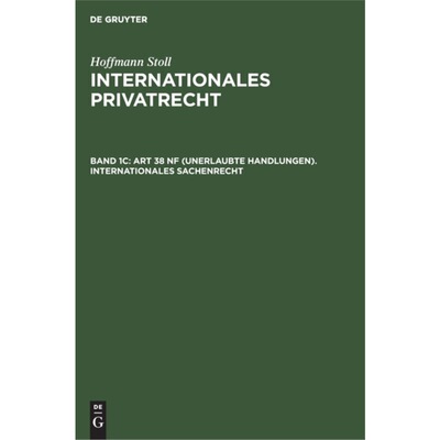 预订【德语】 Art 38 nF (Unerlaubte Handlungen). Intern