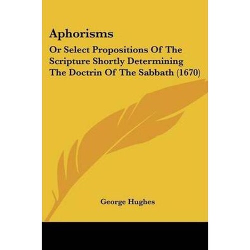 按需印刷不退不换Aphorisms[9781104722838]