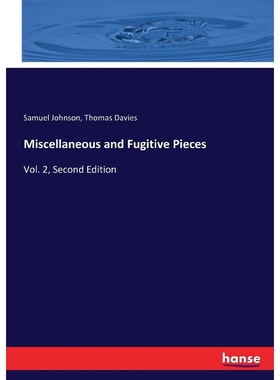 按需印刷Miscellaneous and Fugitive Pieces[9783337217525]