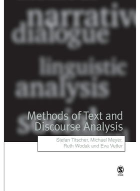 按需印刷不退不换Methods of Text and Discourse Analysis[9780761964834]