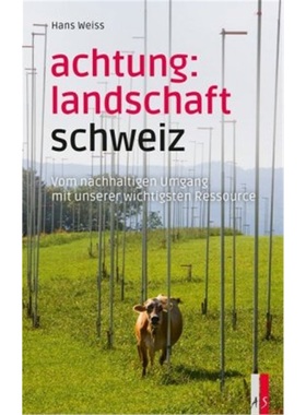 预订【德语】 Achtung: Landschaft Schweiz[9783039130160]