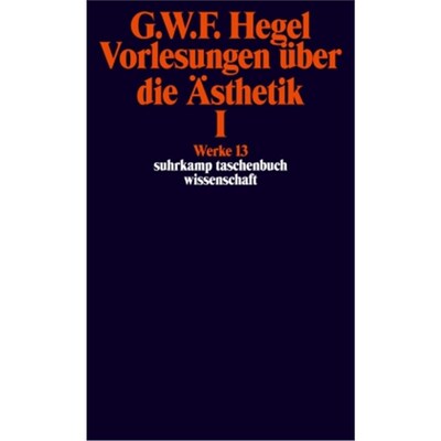 预订不退不换德语Vorlesungen über die Ästhetik. Tl.1: