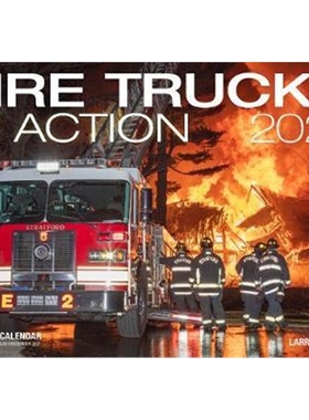 预订Fire Trucks in Action 2021:16-Month Calendar - September 2020 through December 2021