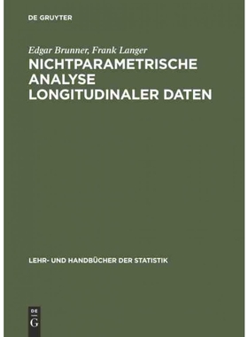 按需印刷DEG Nichtparametrische Analyse longitudinaler Daten[9783486249156]