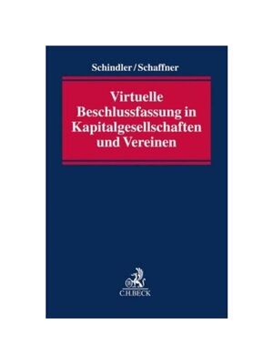 预订【德语】Virtuelle Beschlussfassung in Kapitalgesellschaften und Vereinen: