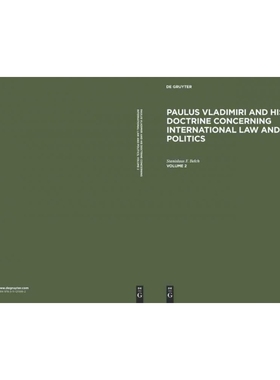 按需印刷DGYT Paulus Vladimiri and his doctrine concerning international law and politics[9783111215952]