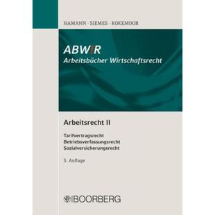 德语 Tarifvertragsrecht Arbeitsrecht Bd.2 II. 预订