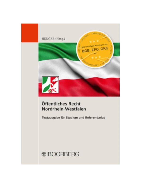 预订【德语】?ffentliches Recht Nordrhein-Westfalen:Textausgabe für Studium und Referendariat