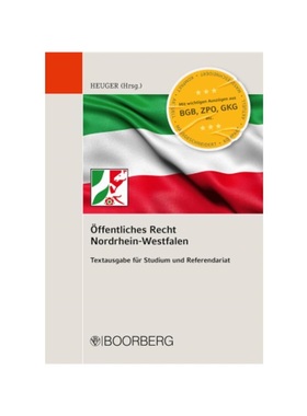 预订【德语】?ffentliches Recht Nordrhein-Westfalen:Textausgabe für Studium und Referendariat