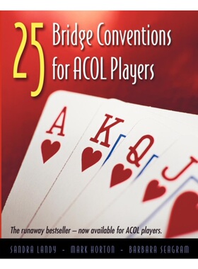 预订不退不换25 Bridge Conventions for ACOL Players