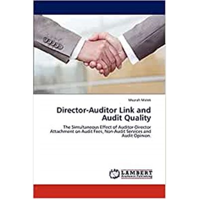 按需印刷Director-Auditor Link and Audit Quality[9783848487141]