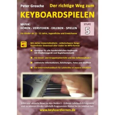 预订【德语】 Der richtige Weg zum Keyboardspielen (Stufe