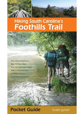 按需印刷不退不换Hiking South Carolina's Foothills Trail[9781889596303]