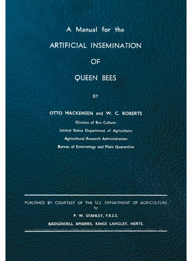按需印刷不退不换A Manual for the Artificial Insemination of Queen Bees[9781908904270]