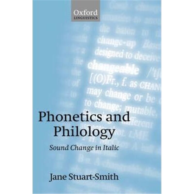 预订phonetics and philology:sound change in italic