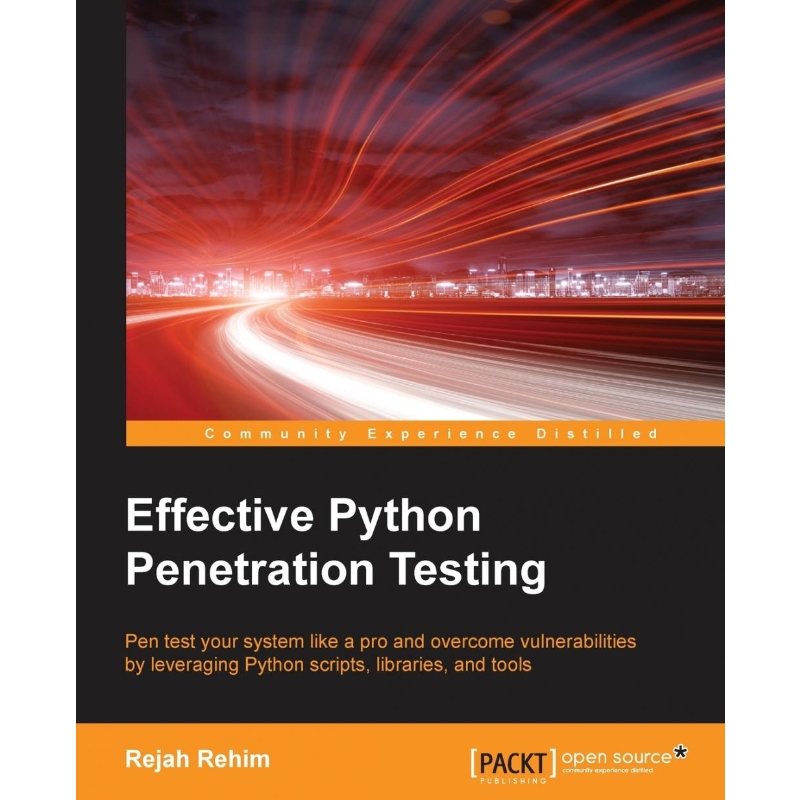 按需印刷Effective Python Penetration Testing[9781785280696]-封面