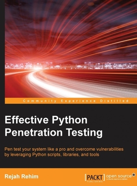 按需印刷Effective Python Penetration Testing[9781785280696]