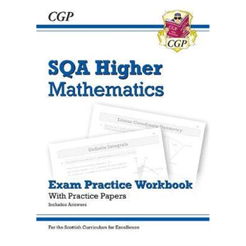 预订不退不换New CfE Higher Maths: SQA Exam Practice Workbook- includes Answers