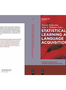按需印刷不退不换DGYT Statistical Learning and Language Acquisition[9781934078235]