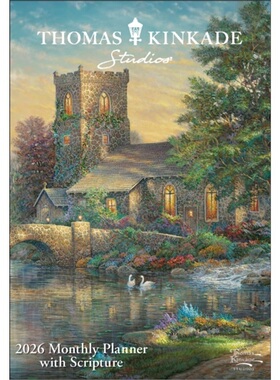 预订Thomas Kinkade Studios 2026 Monthly Pocket Planner Calendar with Scripture[9781524896850]
