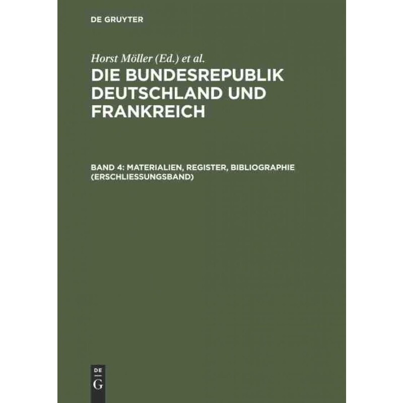 按需印刷不退不换DEG Materialien, Register, Bibliographie (Erschliessungsband)[9783598236846]