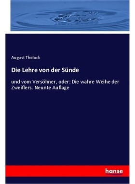 预订【德语】Die Lehre von der Sunde[9783348070027]