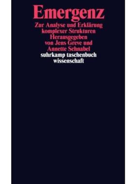 预订【德语】 Emergenz:Zur Analyse und Erklärung komplexer Strukturen