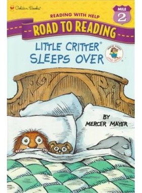 英文原版 兰登书屋英语分级绘本 Little Critter Sleeps Over (Step-Into-Reading, Step 2) 小毛人阶梯阅读儿童英语启蒙