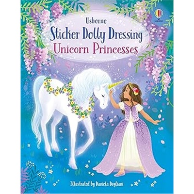 现货Sticker Dolly Dressing Unicorn Princesses[9781836042624]上海外文
