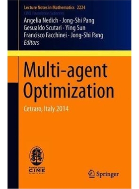 预订Multi-agent Optimization:Cetraro, Italy 2014